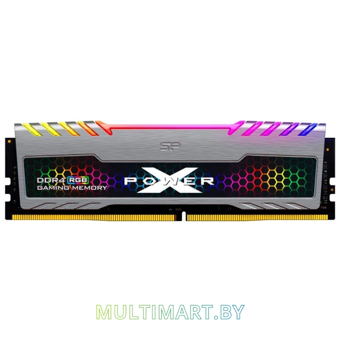 Оперативная память Silicon-Power XPower Turbine RGB 8GB DDR4 PC4-25600 (SP008GXLZU320BSB)